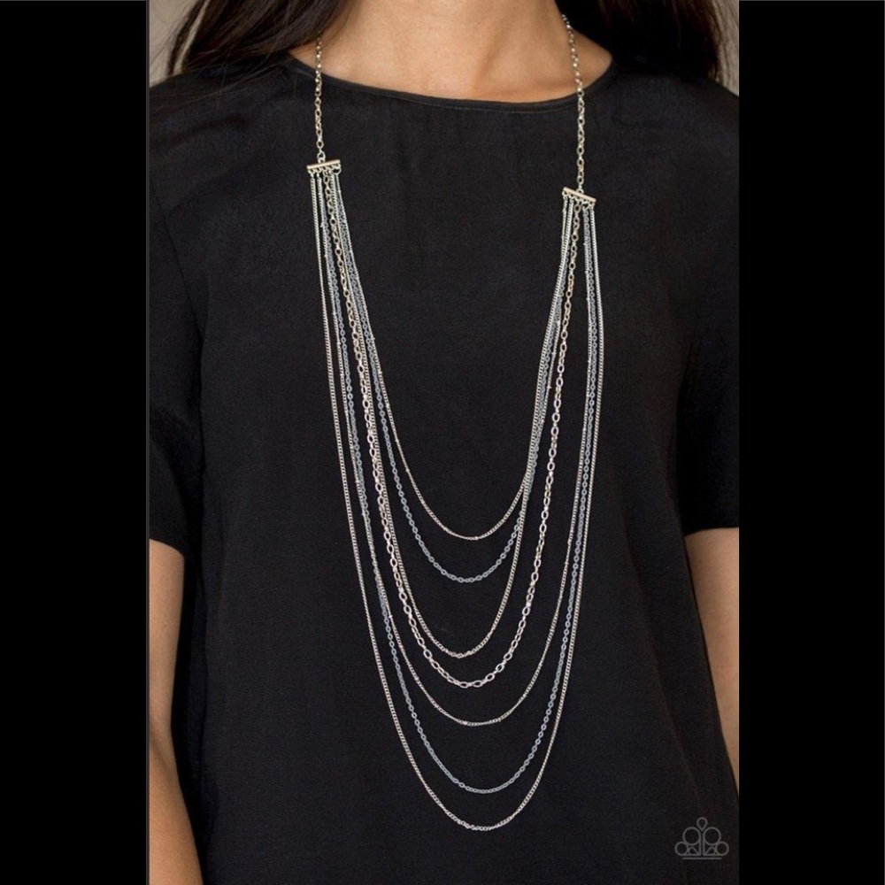 Paparazzi Radical Rainbows Silver Necklace
